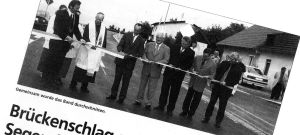 Brückenschlag an Landkreisgrenze